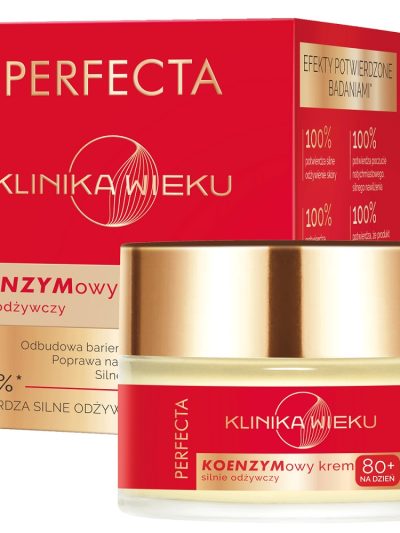 Perfecta Klinika Wieku koenzymowy krem silnie odżywczy na dzień 80+ 50ml