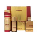 Al Haramain Amber Oud Ruby Edition zestaw woda perfumowana 75ml + woda perfumowana 30ml + dezodorant 200ml