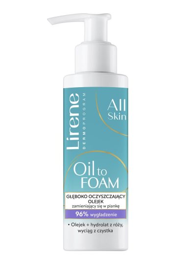 Lirene Oil to Foam olejek głęboko oczyszczający zamieniający się w piankę 145ml