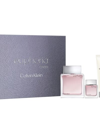 Calvin Klein Euphoria Men zestaw woda toaletowa 100ml + woda toaletowa 15ml + balsam po goleniu 100ml
