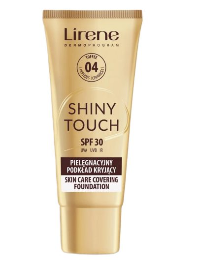 Lirene Shiny Touch pielęgnacyjny podkład kryjący 04 Toffee 30ml