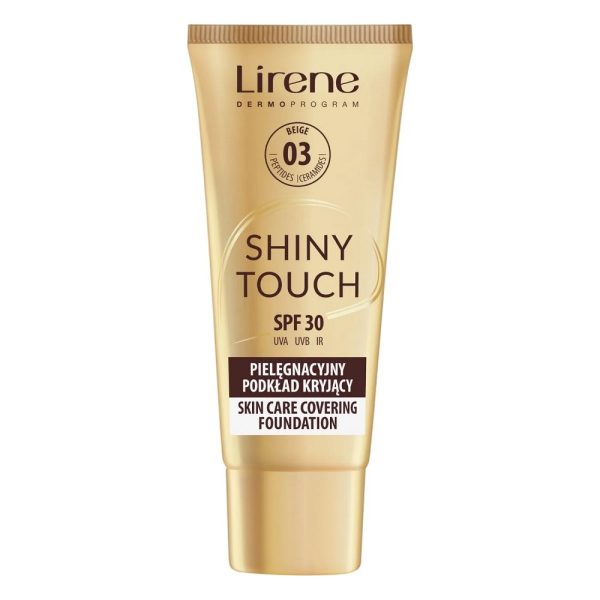 Lirene Shiny Touch pielęgnacyjny podkład kryjący 03 Beige 30ml