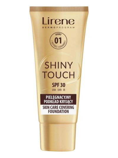 Lirene Shiny Touch pielęgnacyjny podkład kryjący 01 Ivory 30ml