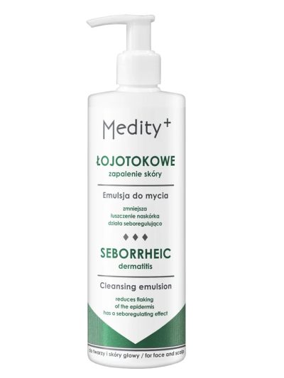 Medity+ Łojotokowe Zapalenie Skóry emulsja do mycia twarzy i skóry głowy 200ml