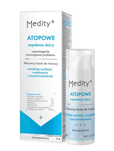 Medity+ Atopowe Zapalenie Skóry aktywny krem do twarzy 50ml