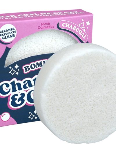 Bomb Cosmetics Char-cool & Clear Facial Sponge gąbka do twarzy z węglem drzewnym