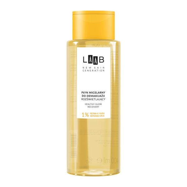 LAAB Tetra-C Yuzu rozświetlający płyn micelarny do demakijażu 400ml