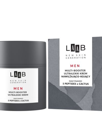 LAAB Men multi-booster ultralekki krem nawilżająco-kojący 50ml