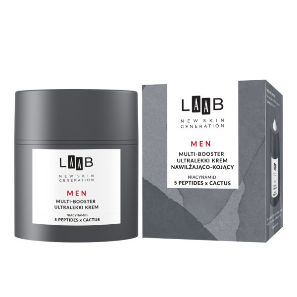LAAB Men multi-booster ultralekki krem nawilżająco-kojący 50ml