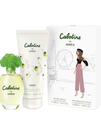 Cabotine de Gres zestaw woda toaletowa 100ml + balsam do ciała 200ml