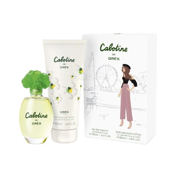 Cabotine de Gres zestaw woda toaletowa 100ml + balsam do ciała 200ml