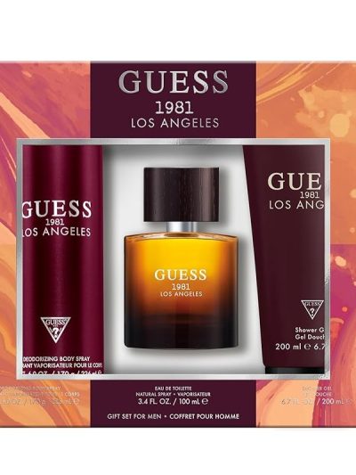 Guess 1981 Los Angeles For Men zestaw woda toaletowa 100ml + żel pod prysznic 200ml + dezodorant 226ml