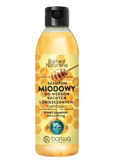 Barwa Naturalna szampon miodowy wygładzający 300ml