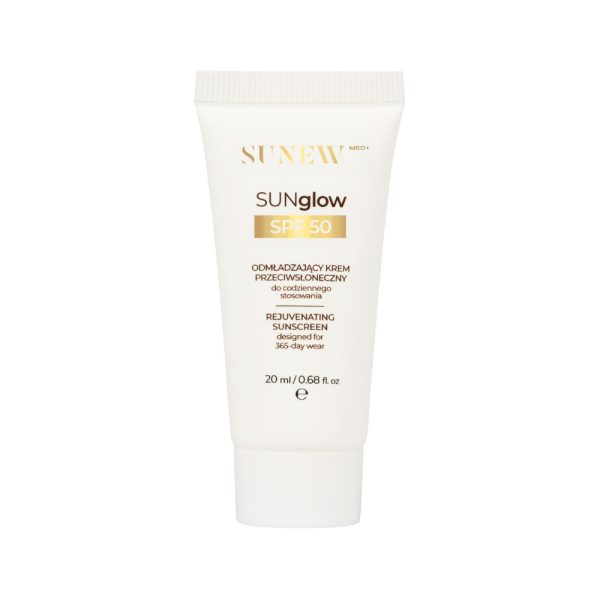 SunewMed+ SUNglow SPF50 Rejuvenating Sunscreen odmładzający krem przeciwsłoneczny 20ml