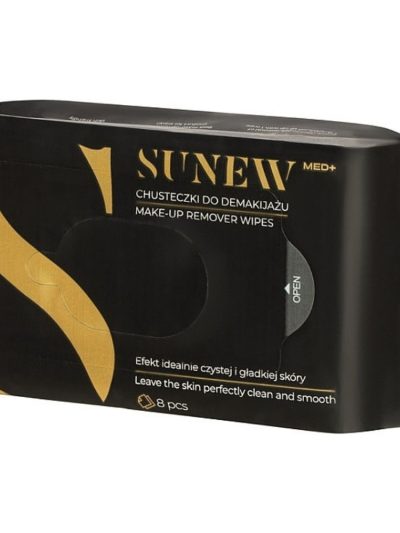 SunewMed+ Make-Up Remover Wipes chusteczki do demakijażu Black 8szt.