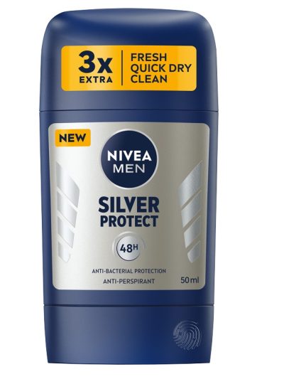 Nivea Men Silver Protect antyperspirant w sztyfcie 50ml