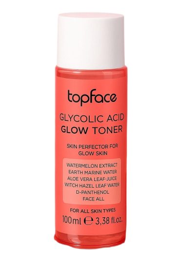 Topface Glycolic Acid Glow Toner rozświetlający tonik z kwasem glikolowym 100ml