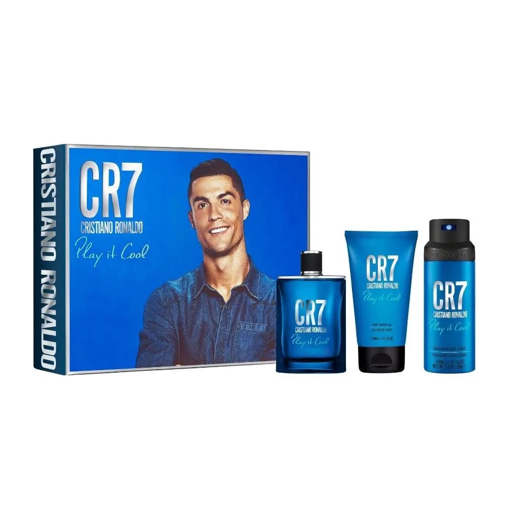 cristiano ronaldo cr7 play it cool woda toaletowa 100 ml   zestaw  