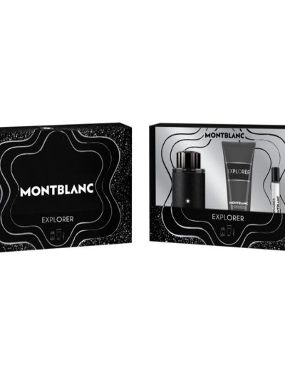 Mont Blanc Explorer zestaw woda perfumowana 100ml + miniatura wody perfumowanej 7.5ml + żel pod prysznic 100ml