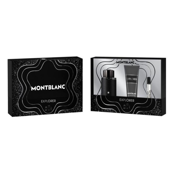 Mont Blanc Explorer zestaw woda perfumowana 100ml + miniatura wody perfumowanej 7.5ml + żel pod prysznic 100ml