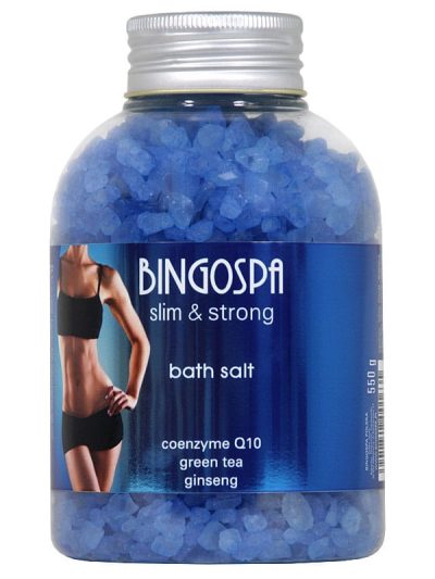 BingoSpa Sól do kąpieli Koenzym Q10 Zielona herbata i Żeń-szeń 550g