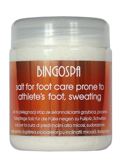BingoSpa Sól do pielęgnacji stóp ze skłonnościami do grzybicy i pocenia 550g