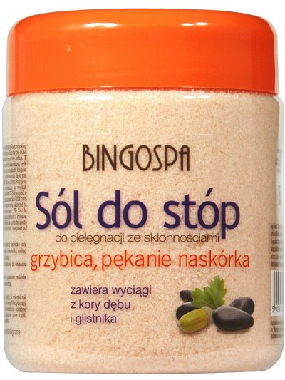 BingoSpa Sól do stóp ze skłonnościami do grzybicy i pękania naskórka 550g