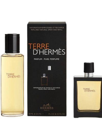 Terre D'Hermes zestaw perfumy 30ml + perfumy refill 125ml