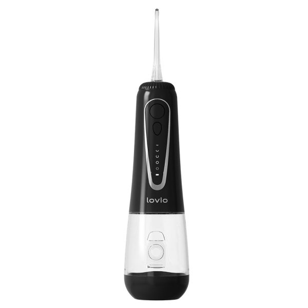 Lovio Beauty HydroJet PRO irygator do zębów Czarny LVWF124BK + 8 końcówek