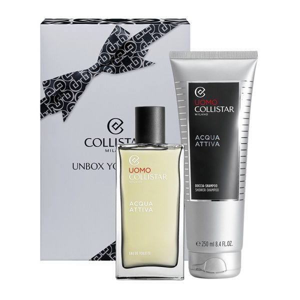Collistar Unbox Your Style zestaw Acqua Attiva woda toaletowa 100ml + żel pod prysznic 250ml