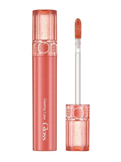 Rom&nd Glasting Color Gloss błyszczyk do ust 10 Apricot Sparkle 4g