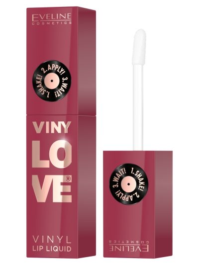 Eveline Cosmetics VinyLove długotrwała pomadka płynna z efektem winylowym 09 Hotty 4ml