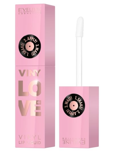 Eveline Cosmetics VinyLove długotrwała pomadka płynna z efektem winylowym 01 Pinky 4ml