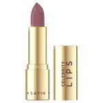 Eveline Cosmetics Celebrity Lips Satin kremowa pomadka o satynowym wykończeniu 601 Heat