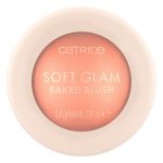 Catrice Soft Glam Baked Blush róż wypiekany rozświetlający 020 Peachy Breeze 5.6g