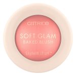 Catrice Soft Glam Baked Blush róż wypiekany rozświetlający 010 On Cloud Pink 5.6g