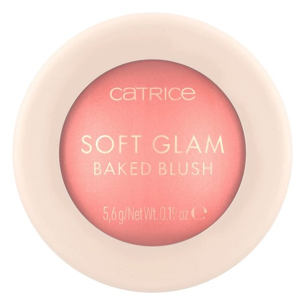 Catrice Soft Glam Baked Blush róż wypiekany rozświetlający 010 On Cloud Pink 5.6g