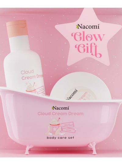 Nacomi Cloud Cream Dream zestaw żel pod prysznic 300ml + kremowe masło do ciała 100ml