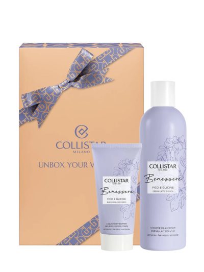 Collistar Unbox Your Wellness zestaw kremowe mleczko pod prysznic 250ml + miękkie masło do ciała 50ml
