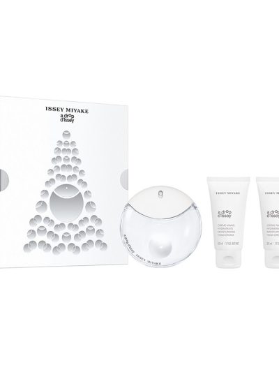 Issey Miyake A Drop D'issey zestaw woda perfumowana 50ml + nawilżający krem do rąk 2x50ml