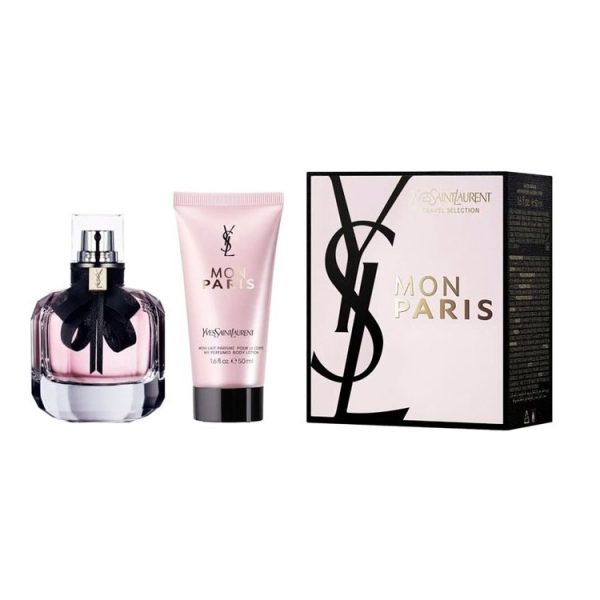 Yves Saint Laurent Mon Paris Pour Femme zestaw woda perfumowana 50ml + balsam do ciała 50ml