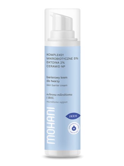 Mohani Regenerujący krem barierowy z ektoiną 2% kompleksem mikrobiotycznym 5% i ceramidem NP 50ml