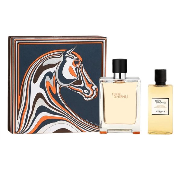Terre D'Hermes zestaw woda toaletowa 100ml + żel pod prysznic 80ml