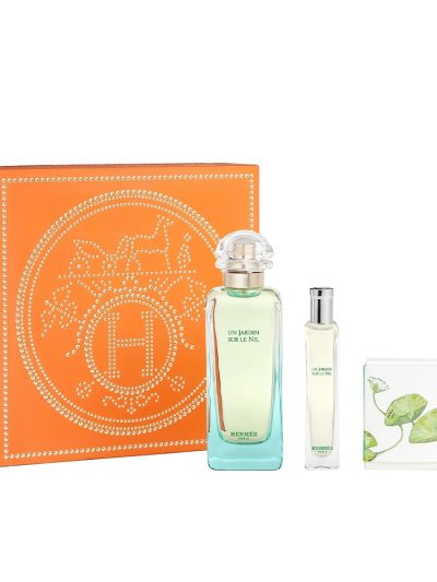 Hermes Un Jardin Sur Le Nil zestaw woda toaletowa 100ml + woda toaletowa 15ml + mydło w kostce 50g