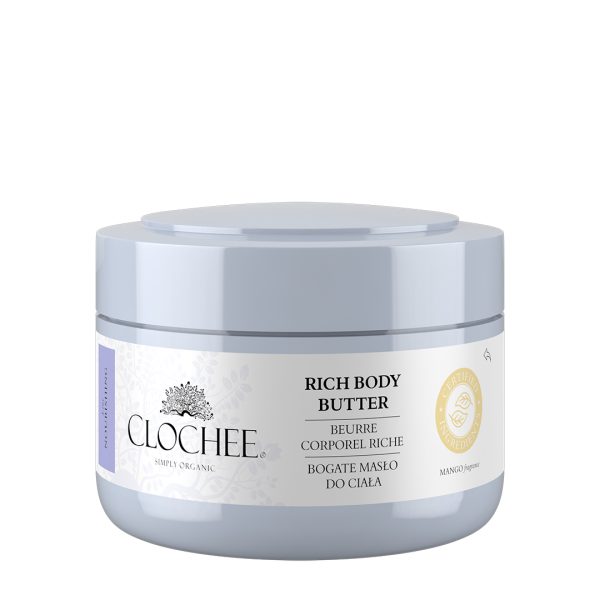 Clochee Simply Organic bogate masło do ciała Mango 250ml