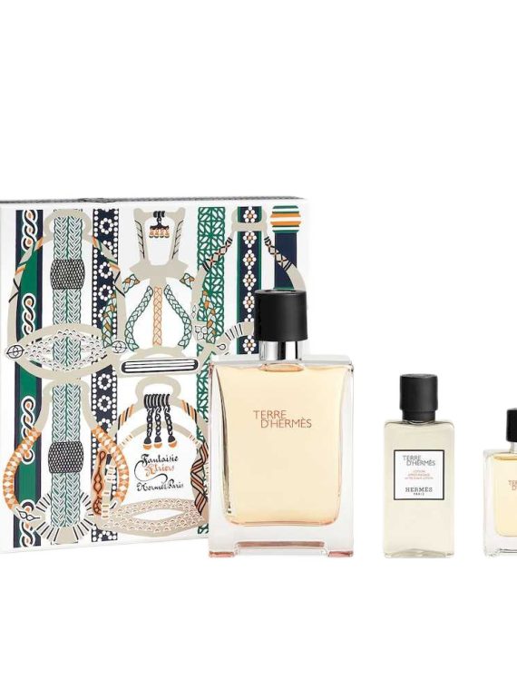 Terre D'Hermes zestaw woda toaletowa spray 100ml + woda toaletowa spray 12.5ml + balsam po goleniu 40ml