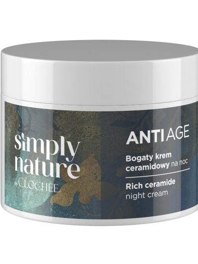 Clochee Simply Nature bogaty krem ceramidowy na noc 50ml