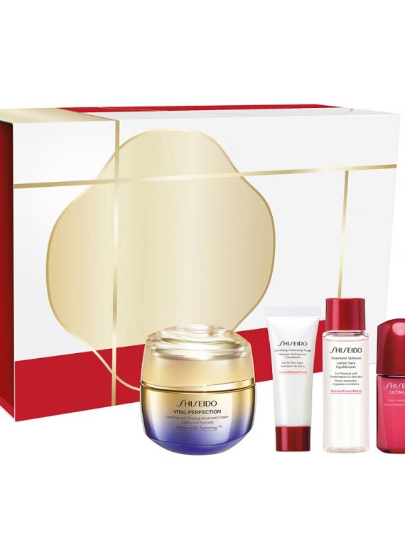 Shiseido Lifting and Firming Ritual zestaw krem przeciwstarzeniowy 50ml + pianka oczyszczająca 15ml + lotion do twarzy 30ml + serum przeciwstarzeniowe 10ml
