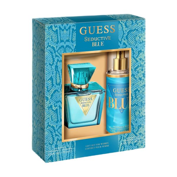 Guess Seductive Blue zestaw woda toaletowa 75ml + mgiełka do ciała 125ml