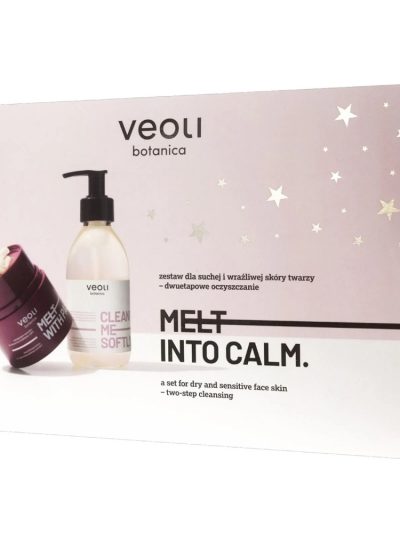 Veoli Botanica Melt Into Calm zestaw masełko do demakijażu 40g + żel do mycia twarzy 190ml